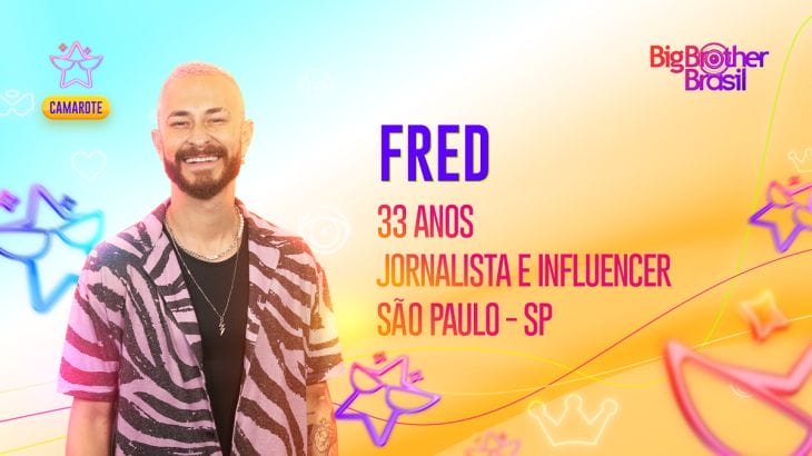 Fred faz parte do Camarote do BBB23 - Foto: Globo