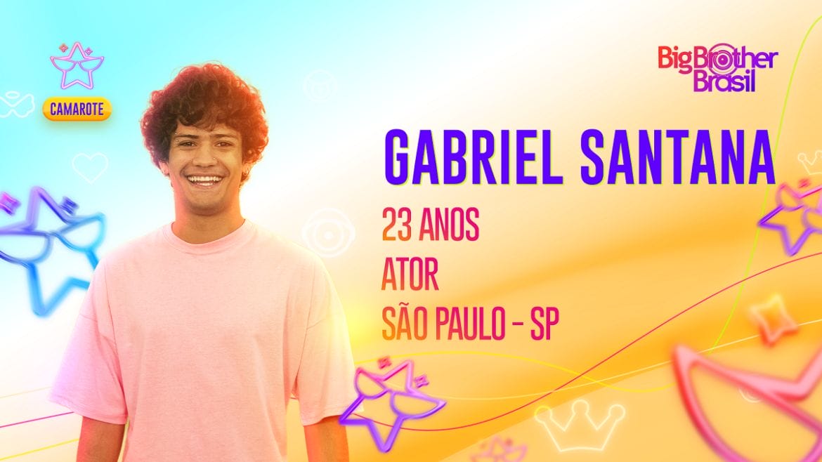 Gabriel Santana está no time Camarote do BBB 23 - Foto: Globo